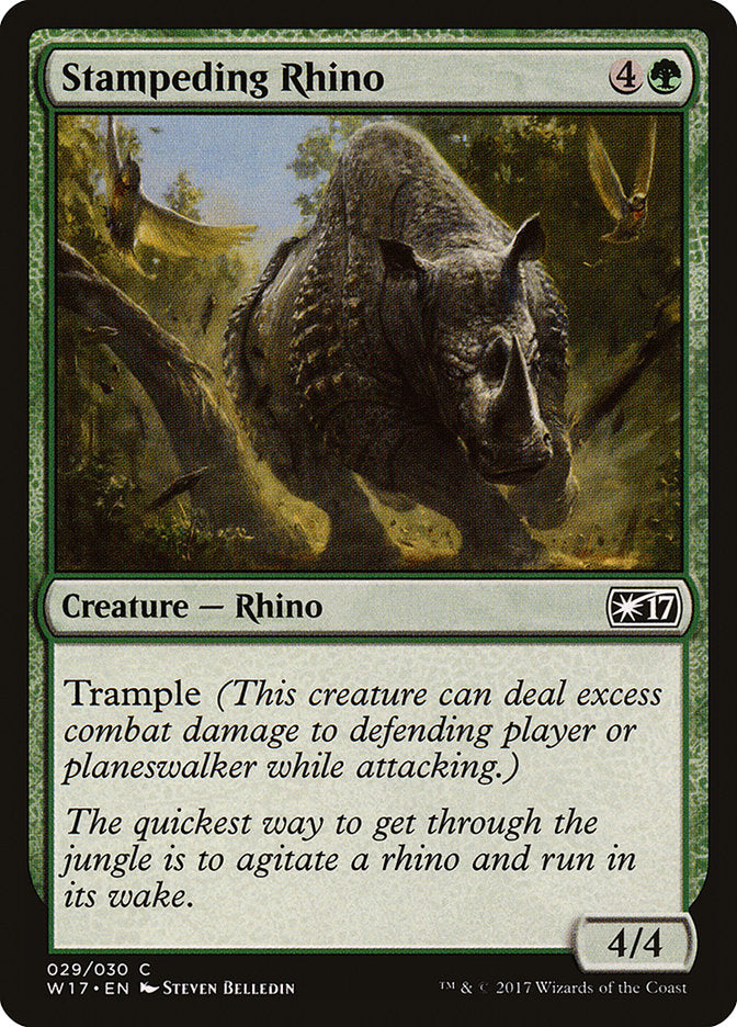 Stampeding Rhino [Welcome Deck 2017] | Total Play