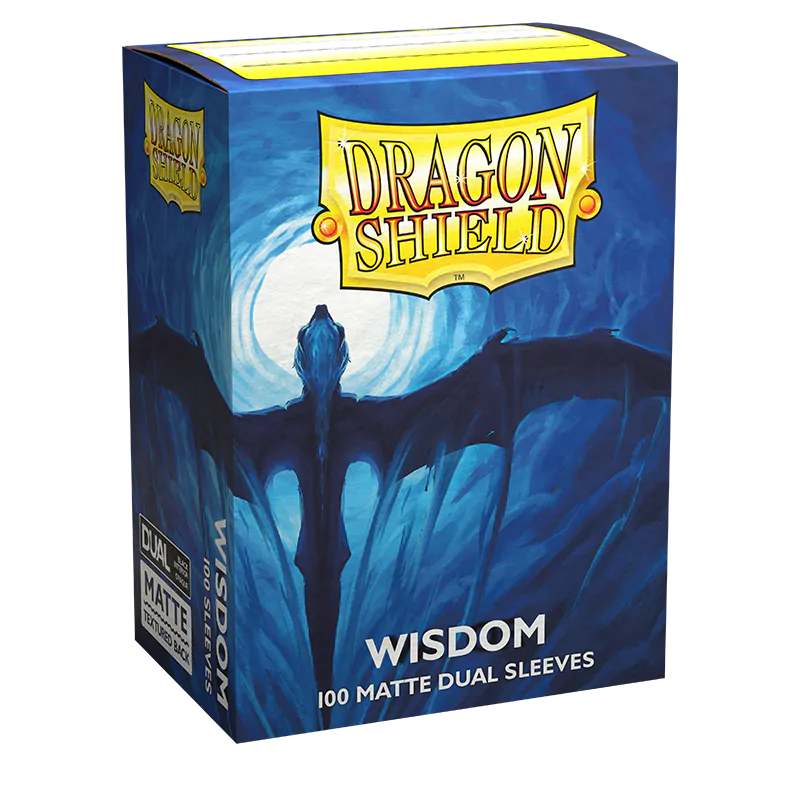 Dragon Shield: Standard 100ct Sleeves - Wisdom (Dual Matte) | Total Play
