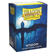 Dragon Shield: Standard 100ct Sleeves - Wisdom (Dual Matte) | Total Play