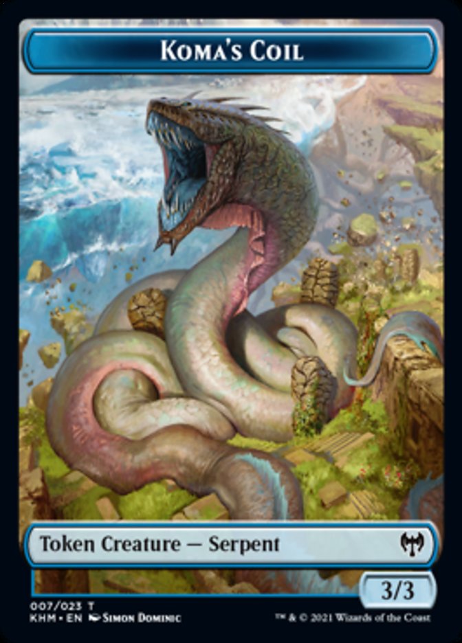 Koma's Coil Token [Kaldheim Tokens] | Total Play