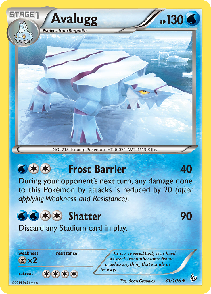 Avalugg (31/106) [XY: Flashfire] | Total Play