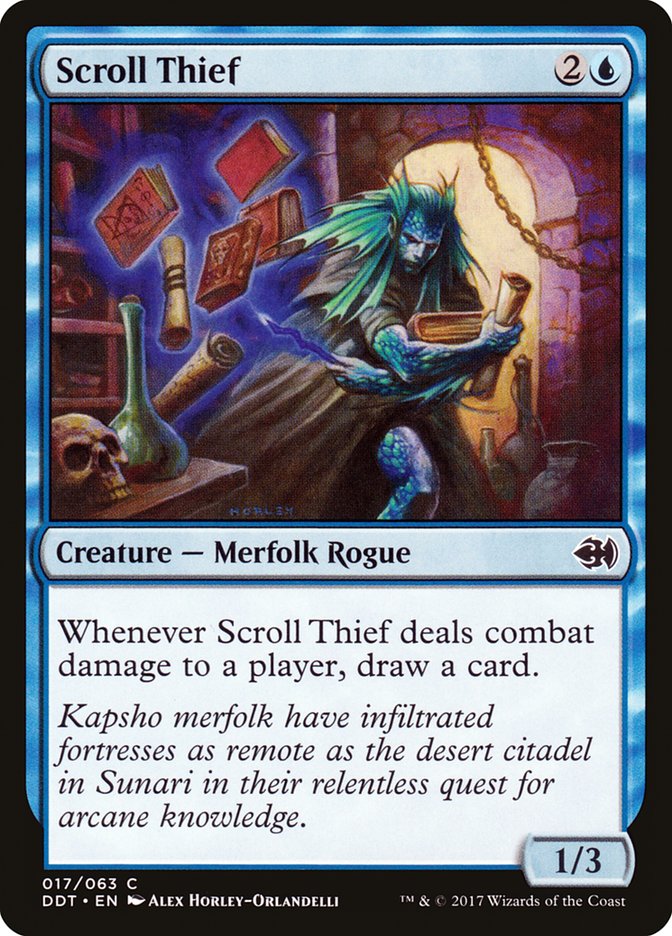 Scroll Thief [Duel Decks: Merfolk vs. Goblins] | Total Play