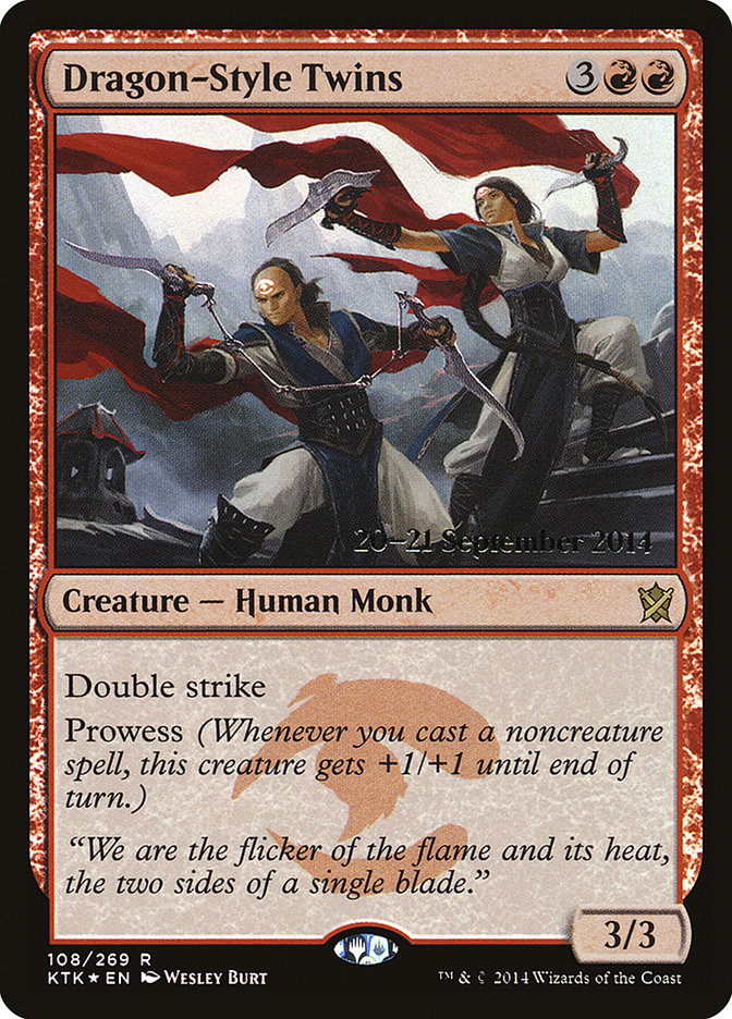 Dragon-Style Twins [Khans of Tarkir Prerelease Promos] | Total Play