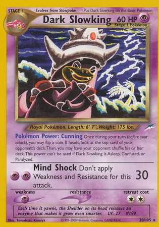 Dark Slowking (20/105) [Neo Destiny Unlimited] | Total Play