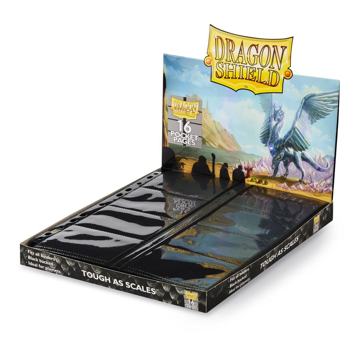 Dragon Shield: 16-Pocket Pages - Double Sided (Center-Loaded) | Total Play