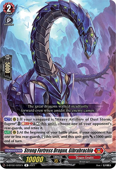 Strong Fortress Dragon, Gibrabrachio (D-BT02/026EN) [A Brush with the Legends] | Total Play