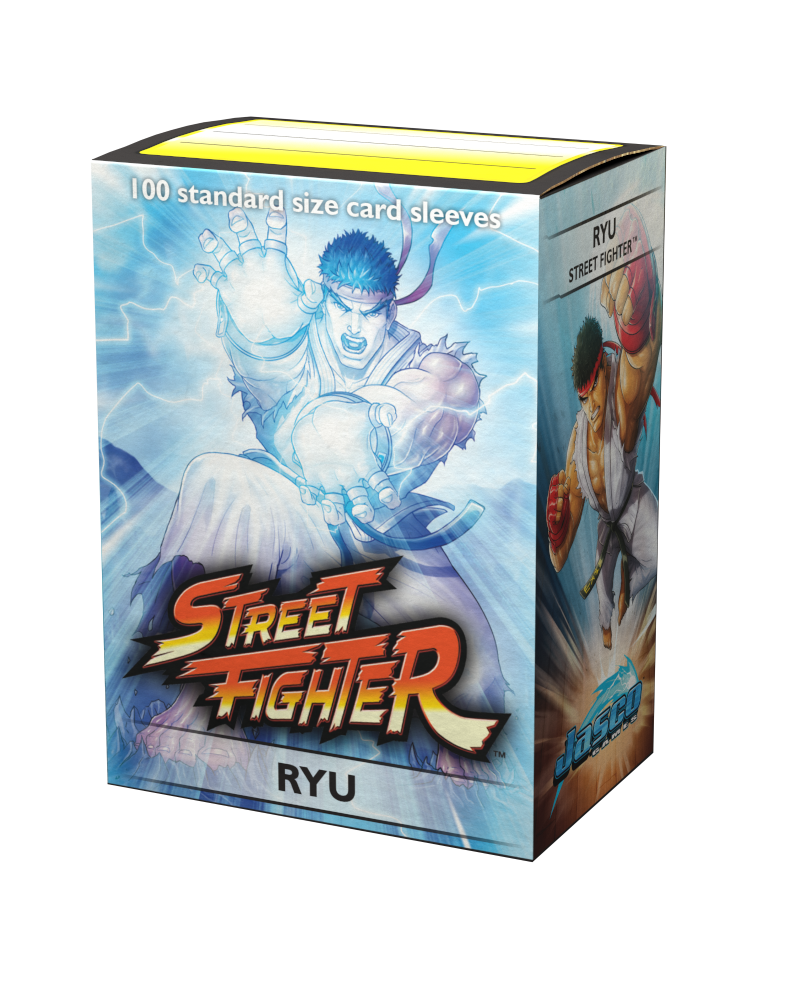 Dragon Shield: Standard 100ct Art Sleeves - Street Fighter Ryu (Classic) | Total Play