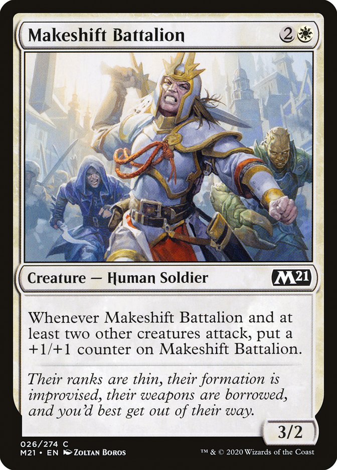 Makeshift Battalion [Core Set 2021] | Total Play