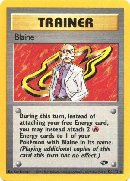 Blaine (100/132) [Gym Challenge Unlimited] | Total Play