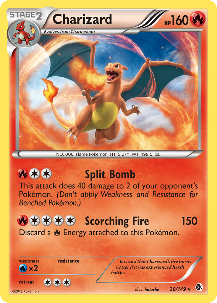 Charizard (20/149) [Black & White: Boundaries Crossed] | Total Play