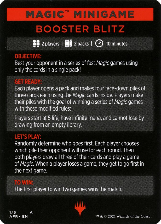 Booster Blitz (Magic Minigame) [Streets of New Capenna Minigame] | Total Play