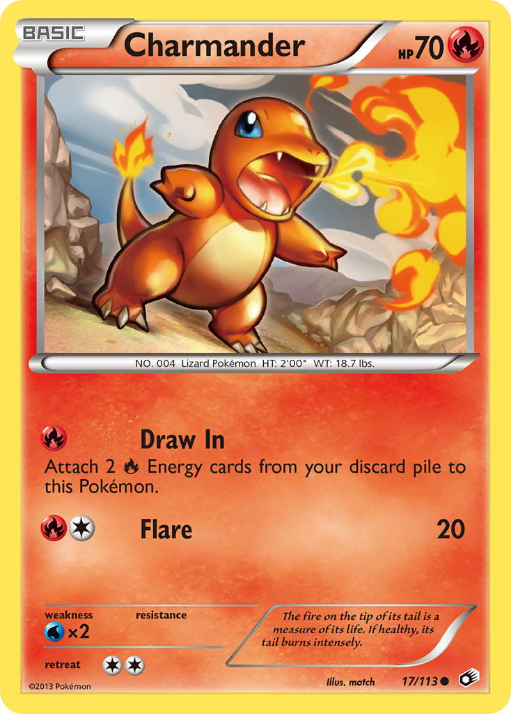 Charmander (17/113) [Black & White: Legendary Treasures] | Total Play