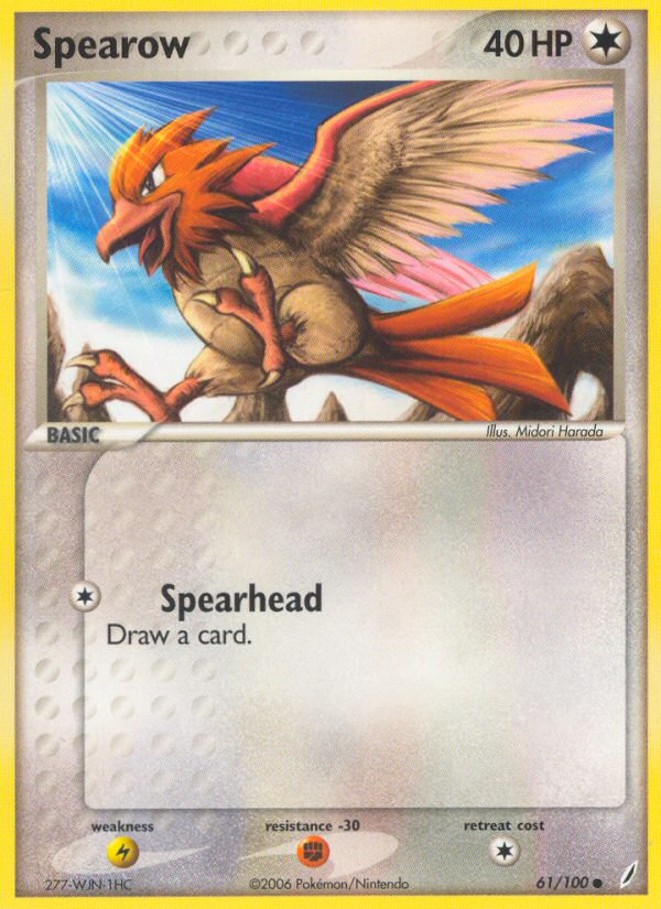 Spearow (61/100) [EX: Crystal Guardians] | Total Play