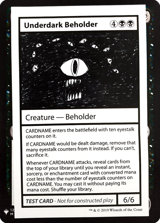 Underdark Beholder [Mystery Booster Playtest Cards] | Total Play