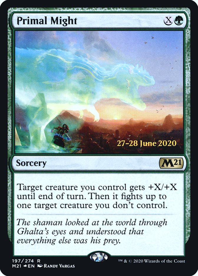 Primal Might [Core Set 2021 Prerelease Promos] | Total Play