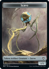 Myr // Servo Double-Sided Token [The Brothers' War Commander Tokens] | Total Play
