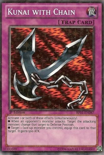 Kunai with Chain [BP01-EN087] Starfoil Rare | Total Play