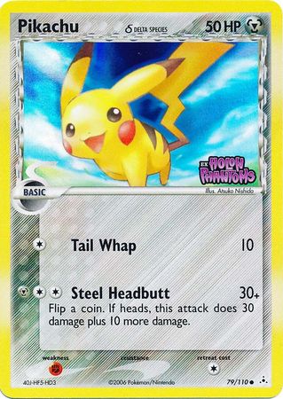 Pikachu (79/110) (Delta Species) (Stamped) [EX: Holon Phantoms] | Total Play