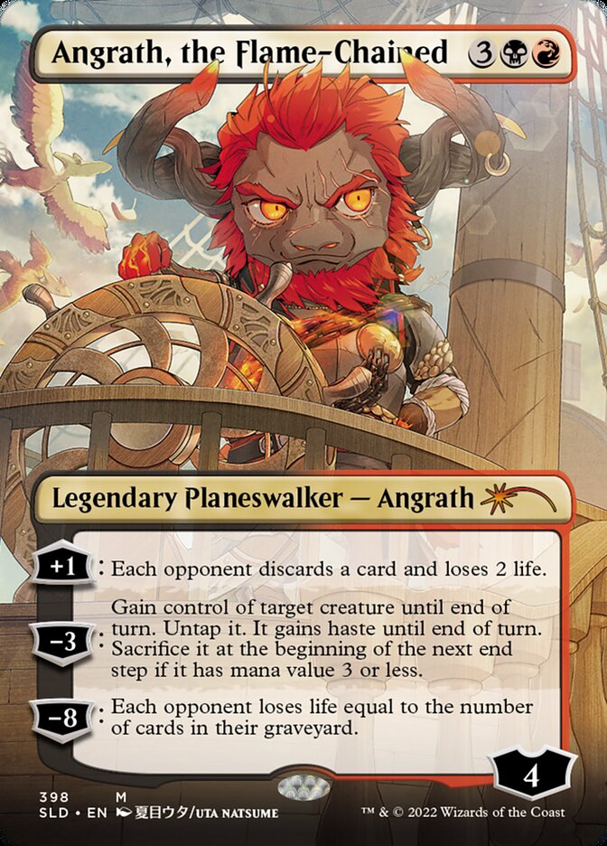 Angrath, the Flame-Chained (Borderless) [Secret Lair Drop Series] | Total Play