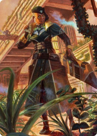 Vivien on the Hunt Art Card [Streets of New Capenna Art Series] | Total Play