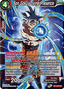 Son Goku, Divine Presence (BT14-005) [Cross Spirits] | Total Play