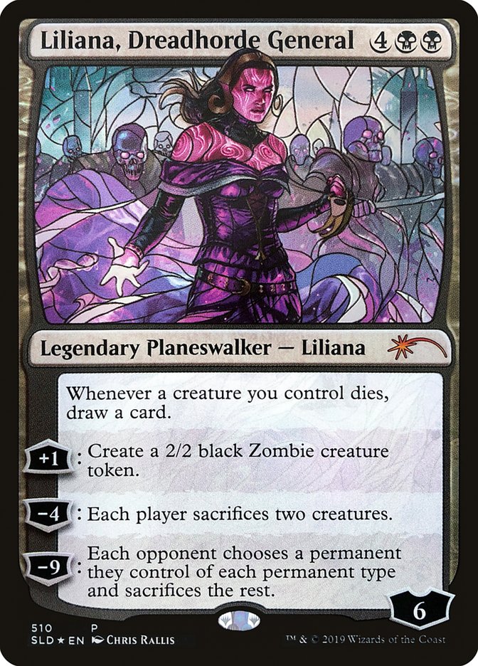 Liliana, Dreadhorde General (Stained Glass) [Secret Lair Drop Promos] | Total Play