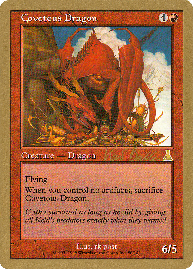 Covetous Dragon (Kai Budde) [World Championship Decks 1999] | Total Play