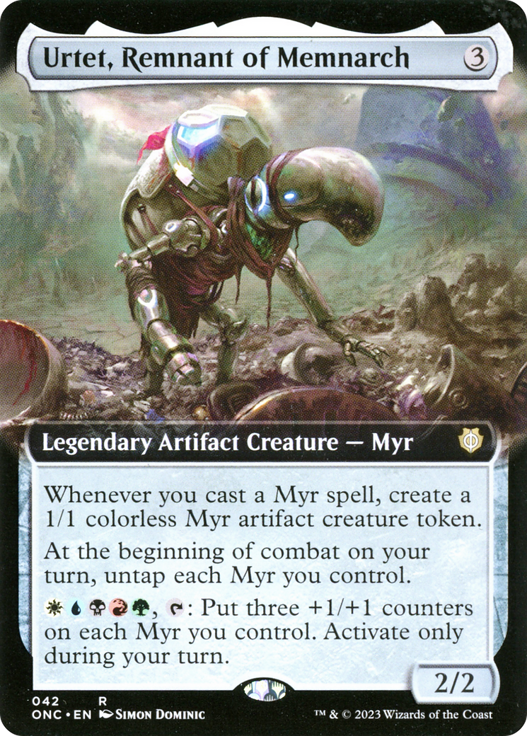 Urtet, Remnant of Memnarch (Extended Art) [Phyrexia: All Will Be One Commander] | Total Play