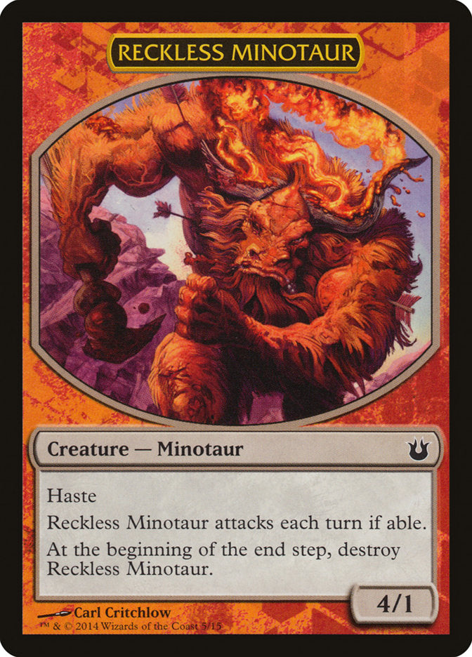 Reckless Minotaur [Born of the Gods Battle the Horde] | Total Play