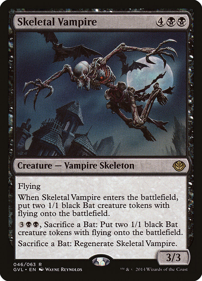 Skeletal Vampire (Garruk vs. Liliana) [Duel Decks Anthology] | Total Play