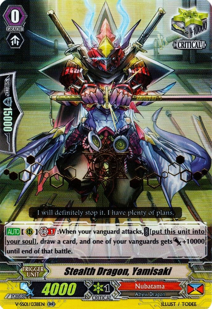 Stealth Dragon, Yamisaki (Hot Stamped) (V-SS01/038EN) [Premium Collection 2019] | Total Play