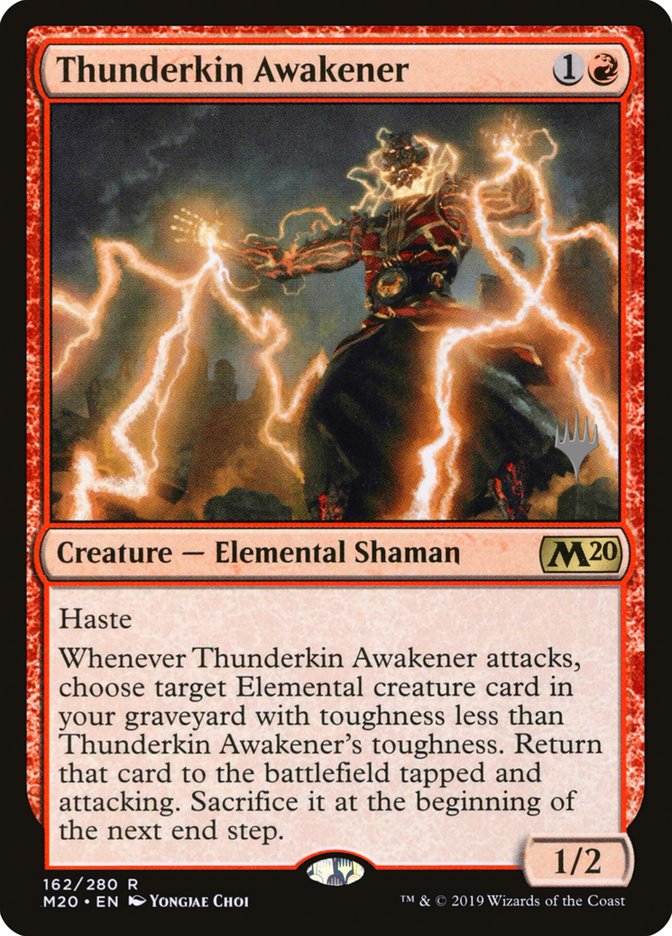 Thunderkin Awakener (Promo Pack) [Core Set 2020 Promos] | Total Play