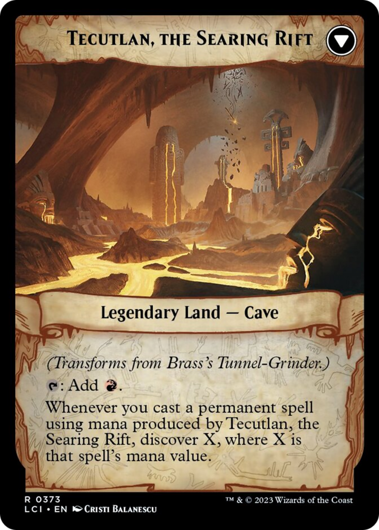 Brass's Tunnel-Grinder // Tecutlan, The Searing Rift [The Lost Caverns of Ixalan] | Total Play