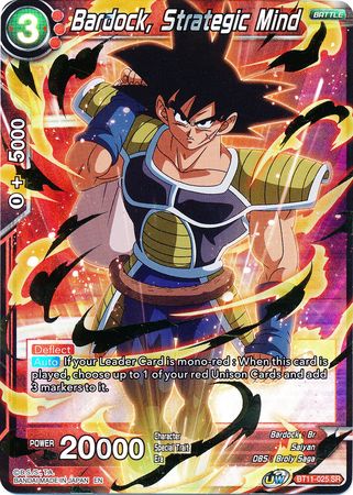 Bardock, Strategic Mind (BT11-025) [Vermilion Bloodline 2nd Edition] | Total Play