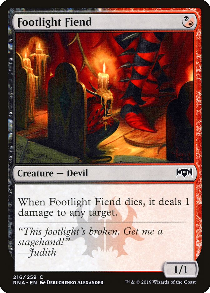 Footlight Fiend [Ravnica Allegiance] | Total Play