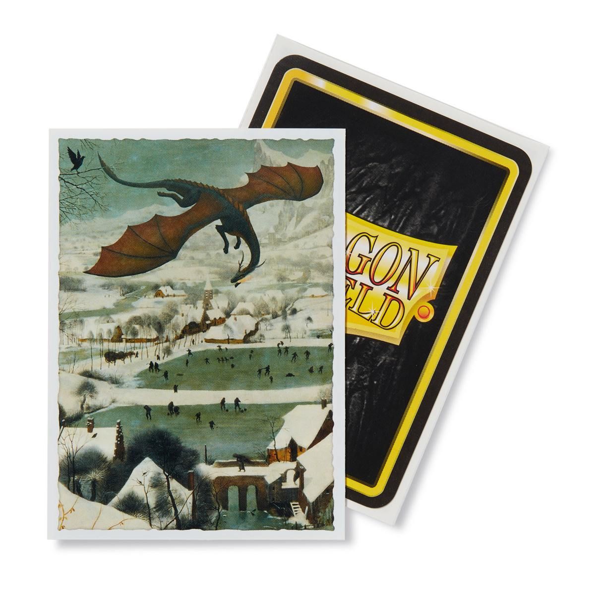 Dragon Shield: Standard 100ct Art Sleeves - Hunters in the Snow (Classic) | Total Play