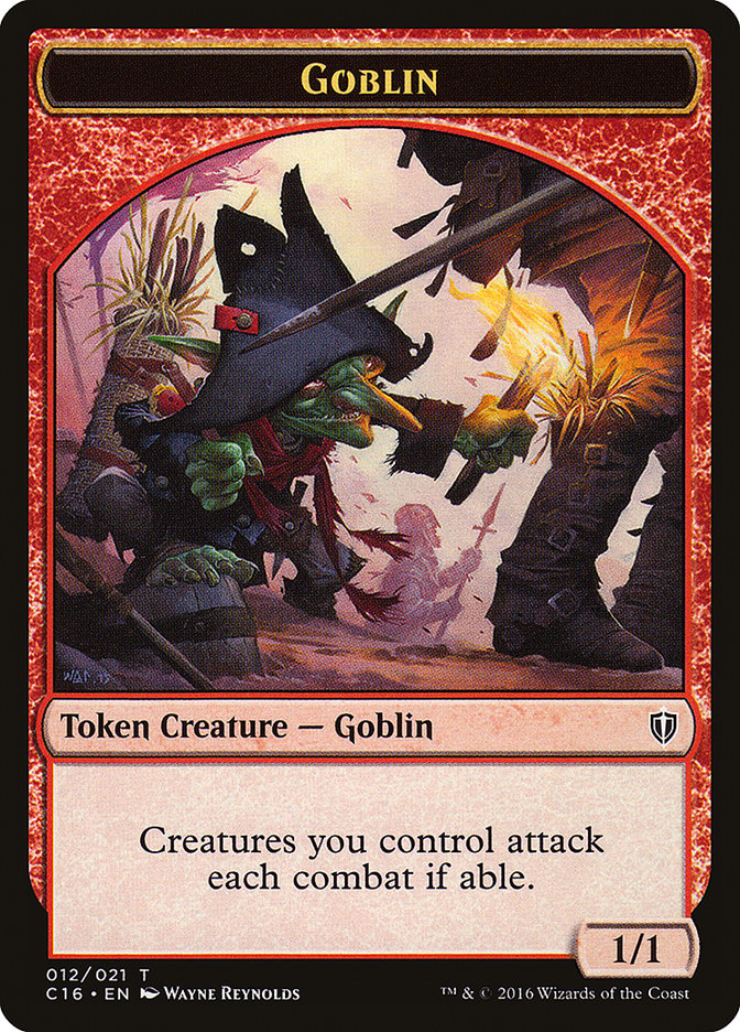 Goblin // Zombie Double-Sided Token [Commander 2016 Tokens] | Total Play