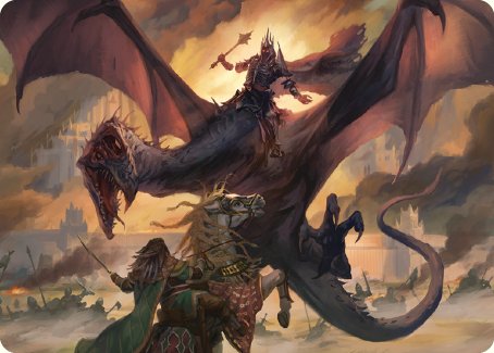 Witch-king, Bringer of Ruin Art Card [The Lord of the Rings: Tales of Middle-earth Art Series] | Total Play