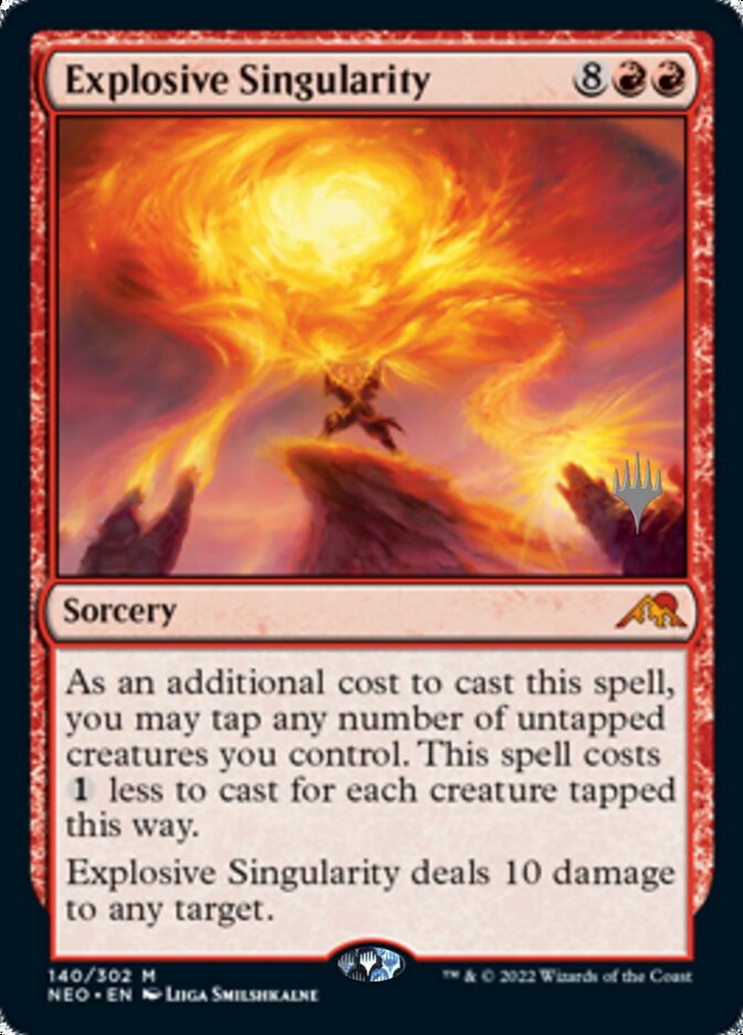 Explosive Singularity (Promo Pack) [Kamigawa: Neon Dynasty Promos] | Total Play