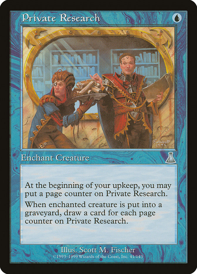Private Research [Urza's Destiny] | Total Play