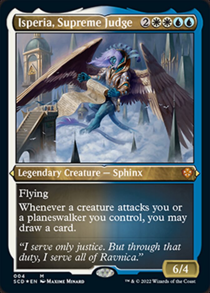 Isperia, Supreme Judge (Foil Etched) [Starter Commander Decks] | Total Play