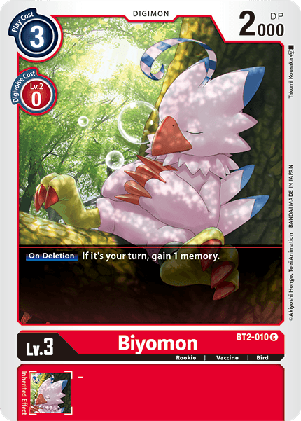 Biyomon [BT2-010] [Release Special Booster Ver.1.5] | Total Play