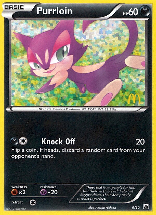 Purrloin (9/12) [McDonald's Promos: 2012 Collection] | Total Play