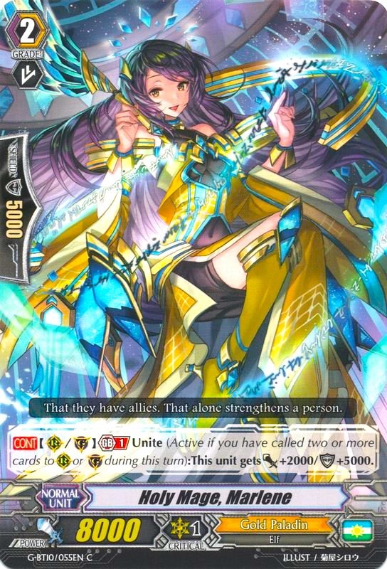 Holy Mage, Marlene (G-BT10/055EN) [Raging Clash of the Blade Fangs] | Total Play