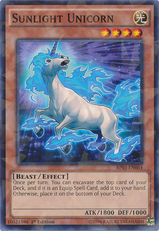 Sunlight Unicorn [BP03-EN064] Shatterfoil Rare | Total Play