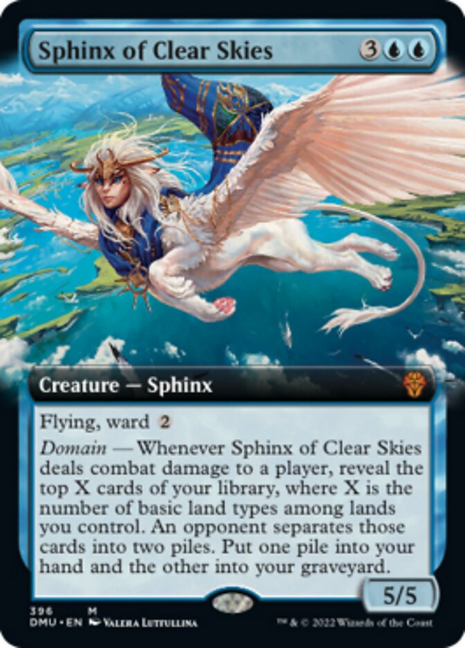 Sphinx of Clear Skies (Extended Art) [Dominaria United] | Total Play