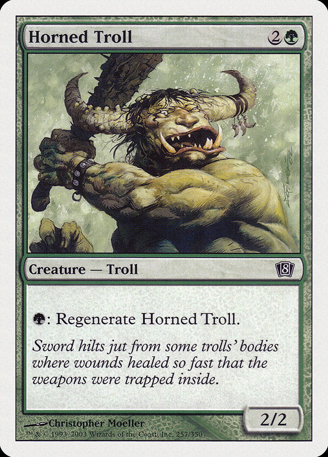 Horned Troll [Eighth Edition] | Total Play