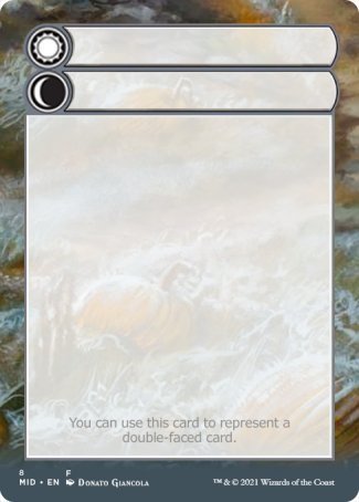 Helper Card (8/9) [Innistrad: Midnight Hunt Tokens] | Total Play