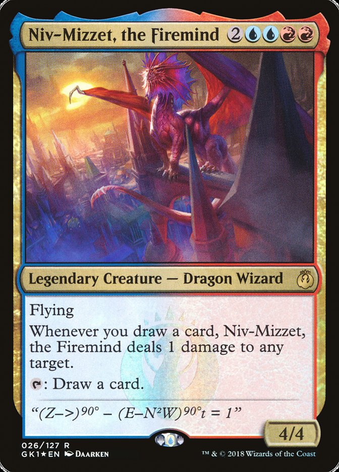 Niv-Mizzet, the Firemind [Guilds of Ravnica Guild Kit] | Total Play