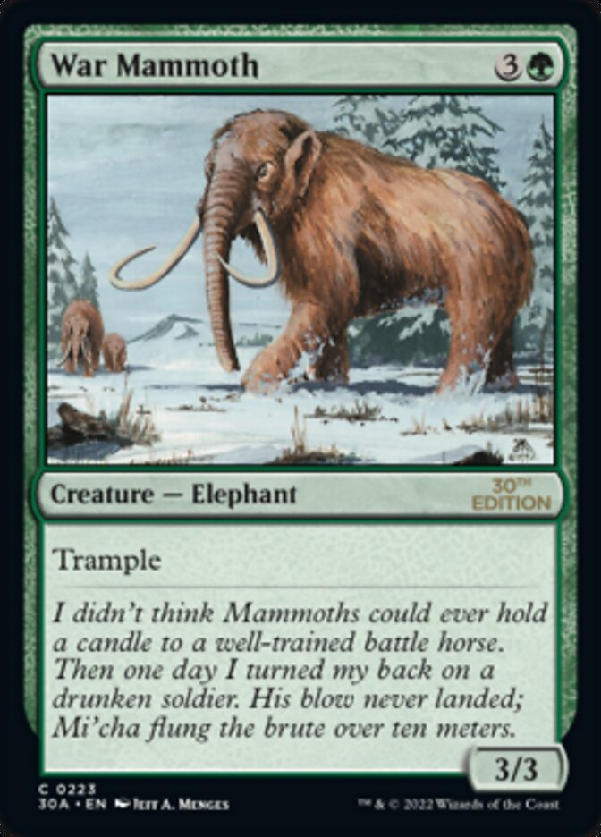 War Mammoth [30th Anniversary Edition] | Total Play